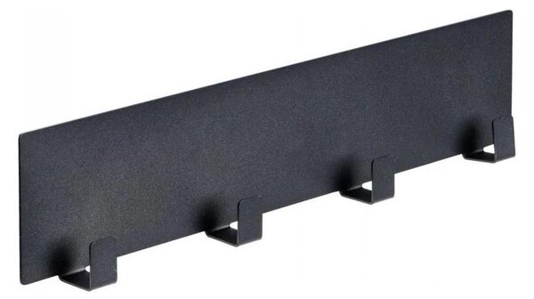 WENKO 55014100-Háček BLACK OUTDOOR KITCHEN 30x6,5 cm černá