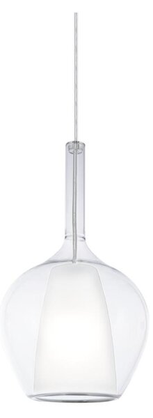 Ideal Lux - Lustr na lanku KALIQUE 1xE27/42W/230V pr. 18 cm čirá