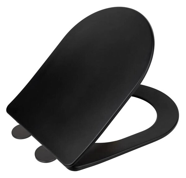 WENKO 26029100 - WC sedátko GALATI 46x36 cm černá