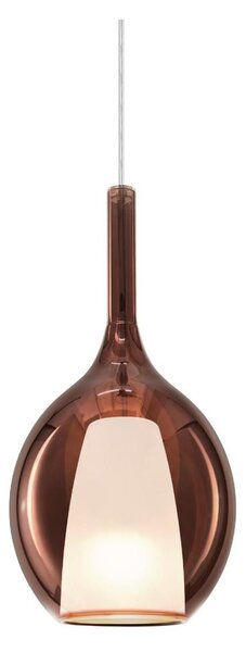 Ideal Lux - Lustr na lanku KALIQUE 1xE27/42W/230V pr. 18 cm kouřová měděná