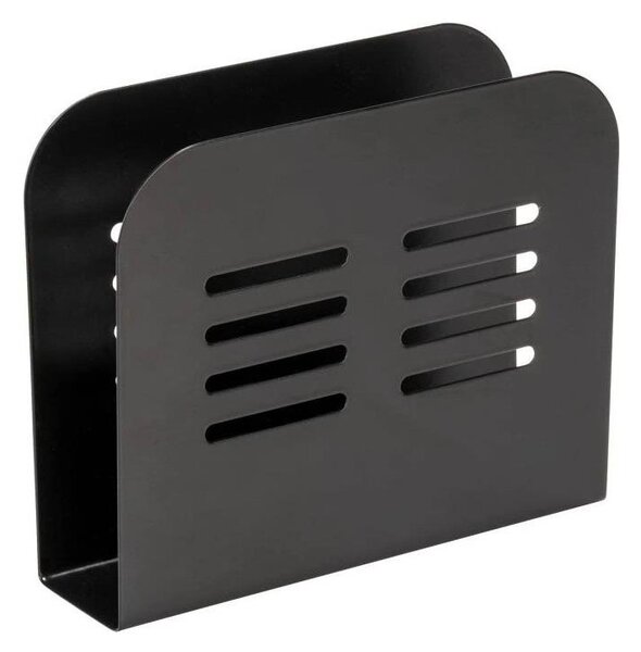 WENKO 55025100-Držák ubrousků BLACK OUTDOOR KITCHEN 15x12,5 cm černá
