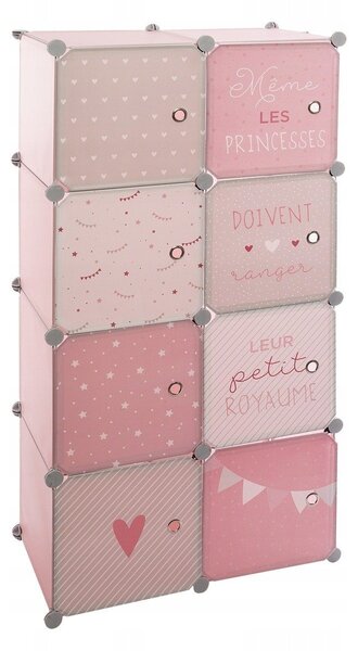 Komoda Atmosphera for kids 64 x 31 x 124 cm, kovová, matná