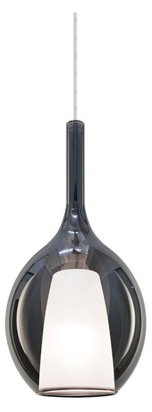 Ideal Lux - Lustr na lanku KALIQUE 1xE27/42W/230V pr. 18 cm kouřová černá