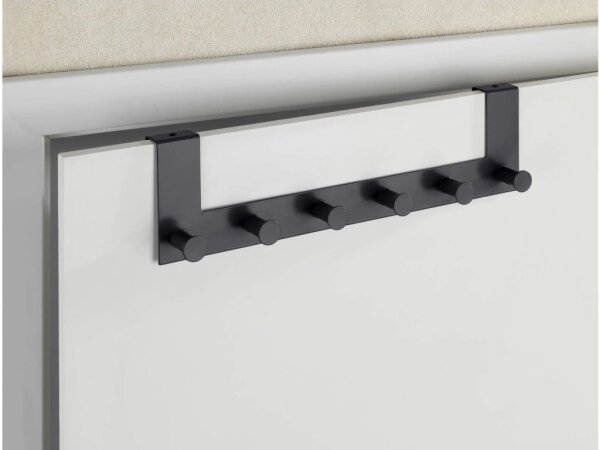 WENKO 25653100 - Věšák CELANO 39x11 cm černá