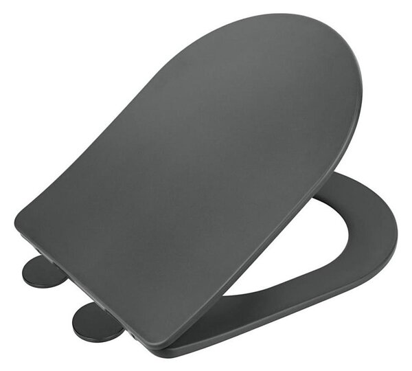 WENKO 26030100 - WC sedátko GALATI 46x36 cm antracit