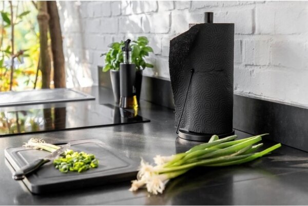 WENKO 55015100-Držák BLACK OUTDOOR KITCHEN 15x33 cm černá