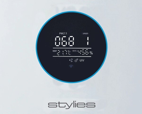 Stylies - Čistička vzduchu se zvlhčovačem ALPHA 68W/230V Wi-Fi bílá
