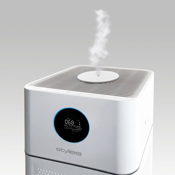 Stylies - Čistička vzduchu se zvlhčovačem ALPHA 68W/230V Wi-Fi bílá