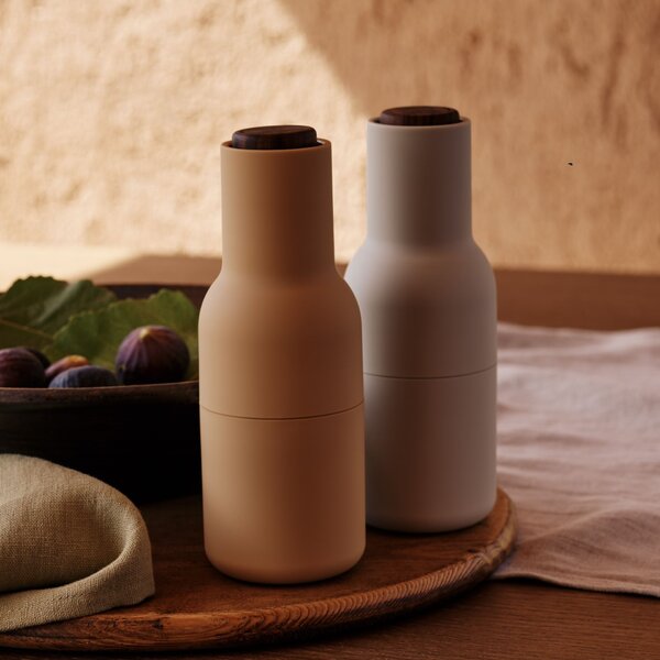 Mlýnek na sůl a pepř Bottle Barley Walnut – set 2 ks