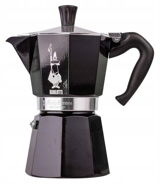 Klasická káva Bialetti Moka Express 130 ml 3tz černá