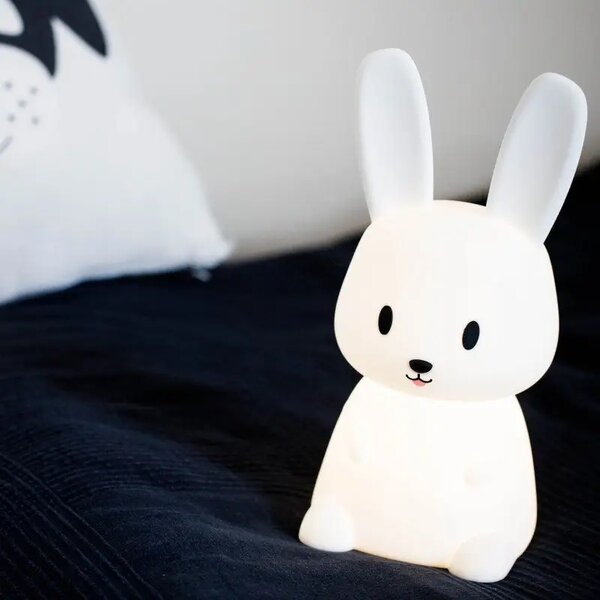Noční lampa pro děti InnoGIO GIOrabbit Maxi GIO-137 silikonové bílé