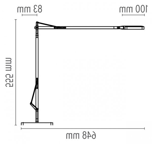 Flos designové stolní lampy Kelvin Led - bílá