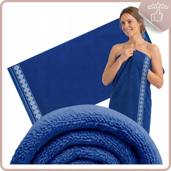 Ručník Rondo Zwoltex 70x140 Chrpa Bavlna 450g