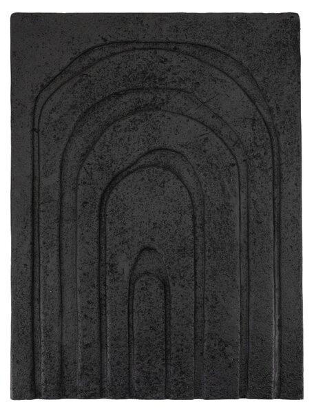 -25 % Dny MOMENTI– By-Boo Černý abstraktní obraz Echo 80 x 60 cm