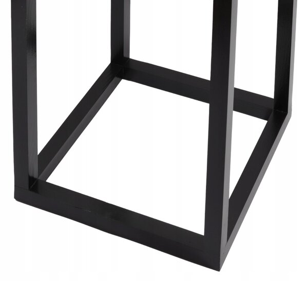 STOJACÍ KVĚTINÁČ velký STOJAN NA KVĚTINY 62 cm dubový dřevěný