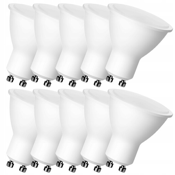 LED žárovka Kwazar Luminaire GU10 7 W 560 lm bílá neutrální 10 ks
