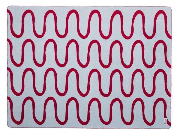 Červená deka 150x200 cm Swirl – noo.ma