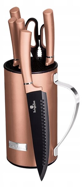 Sada nožů v bloku Berlinger Haus Rose Gold, 5 ks