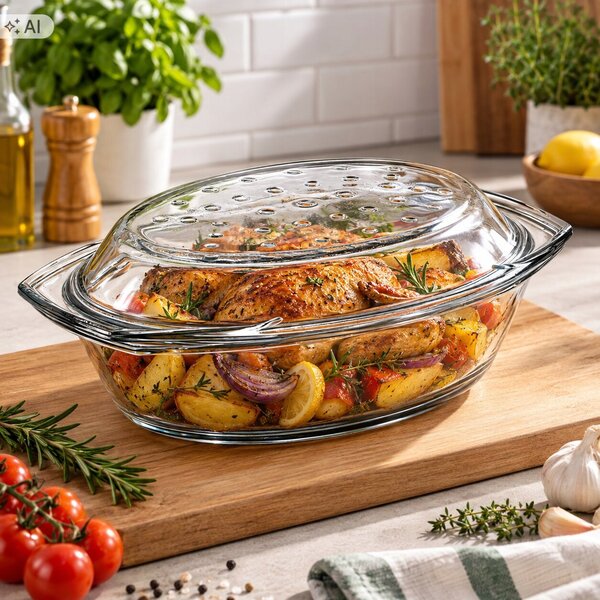 Žáruvzdorná oválná mísa Kadax 2,9 l