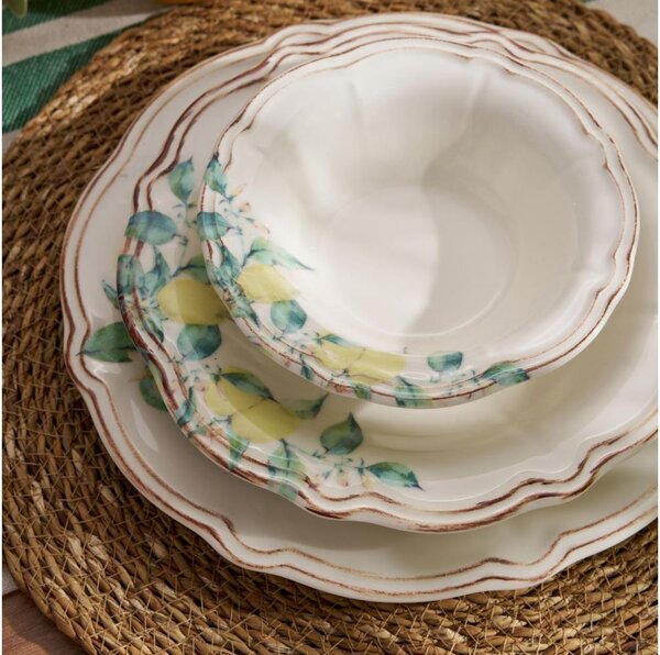 Jídelní sada 24 ks pestrobarevná/porcelán