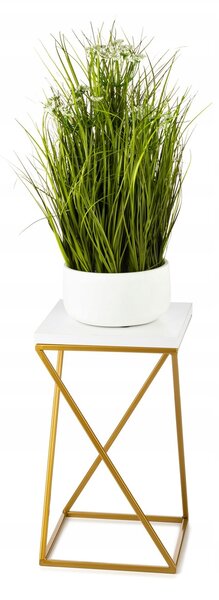 HowHomely kovový Držák Na Květináč 40 cm