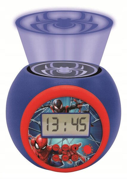 LEXIBOOK Budík s projektorem Spider Man RL977SP