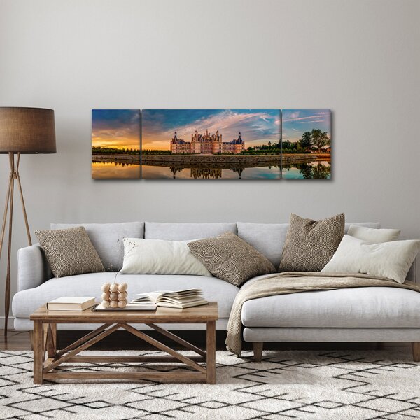 Obraz zámku (170x50 cm)