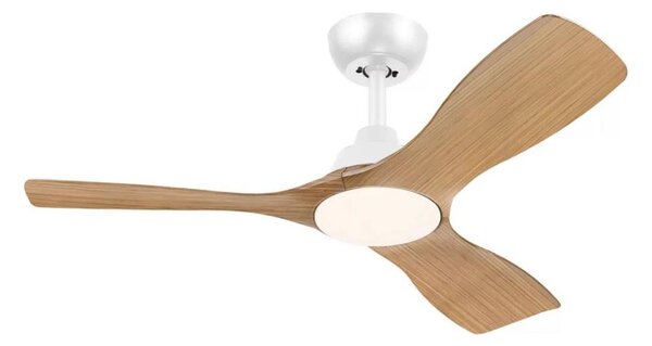 Philips-LED Stm. stropní ventilátor OLAS LED/24W/230V pr. 106 cm bílá/hnědá + DO