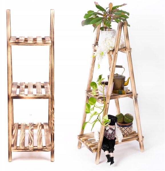 Držák Na Květináč Eco Deco 114 cm dřevěný