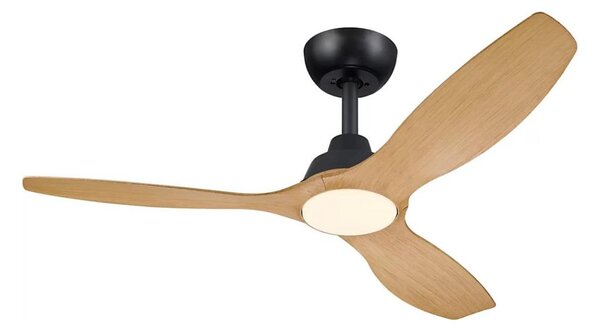Philips-LED Stm. stropní ventilátor OLAS LED/24W/230V pr. 132 cm černá/hnědá +DO