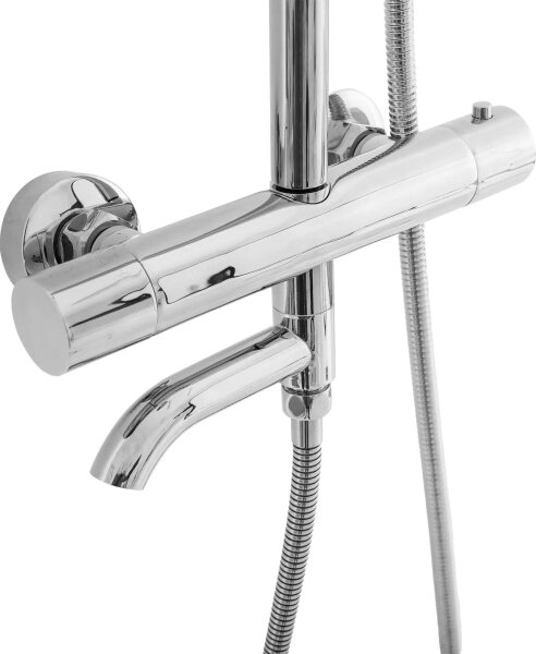 REA-P6607 - Sprchová sada s termostatickou baterií LUNGO lesklý chrom