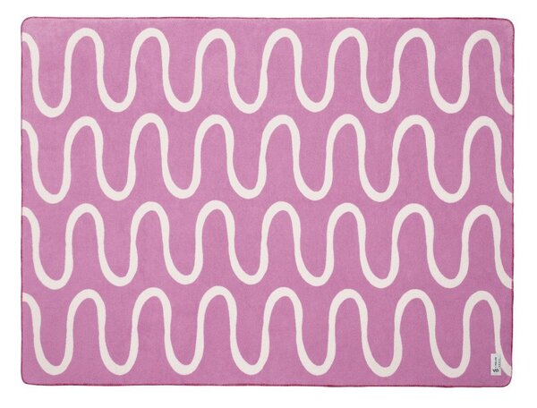 Růžová deka 150x200 cm Swirl – noo.ma