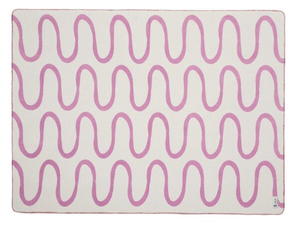 Růžová deka 150x200 cm Swirl – noo.ma