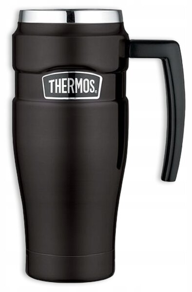 Termoska na nápoje Thermos 0,47 l černá s držadlem