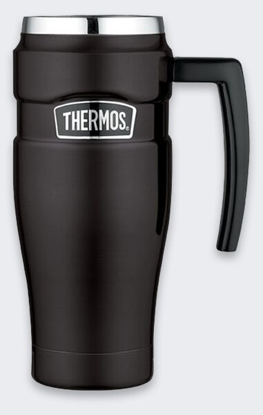 Termoska na nápoje Thermos 0,47 l černá s držadlem