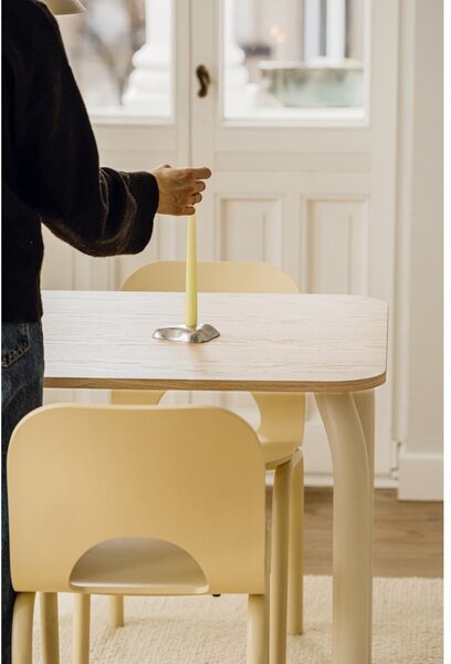 Jídelní stůl s deskou v dubovém dekoru 80x140 cm Meko – noo.ma