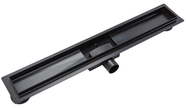 REA-G6602 - Odtokový žlab PURE NEOX 70 cm matná černá
