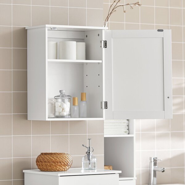 SoBuy BZR19-W nástěnná skříňka do koupelny nástěnná kuchyňská skříňka
