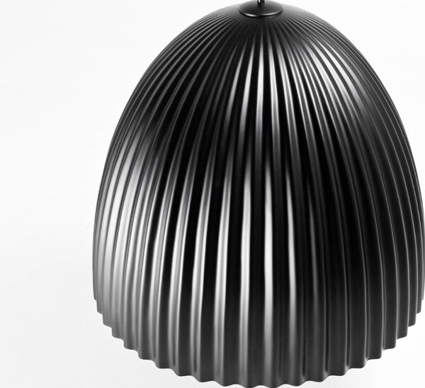 Nordic Design Černo měděné kovové závěsné světlo Liss 50 cm