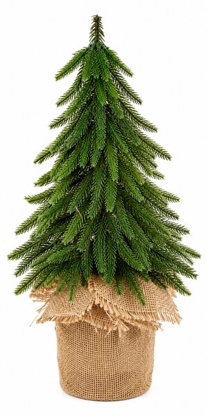 Dekorační vánoční stromek v jutovém obalu – 30 cm 3000957B