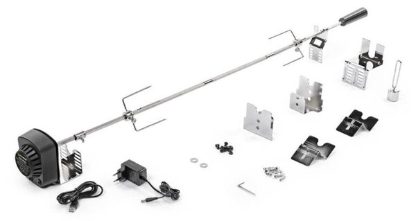 Fieldmann - Grilovací jehla s motorem 230V nerez