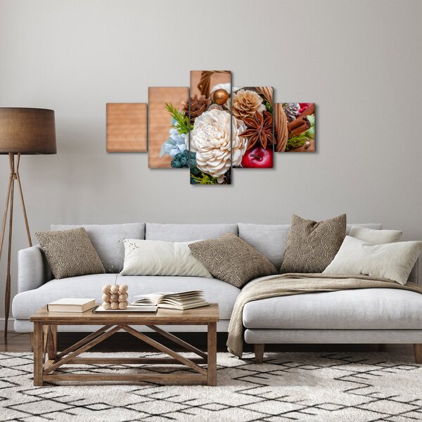 Obraz proutěného koše (125x70 cm)
