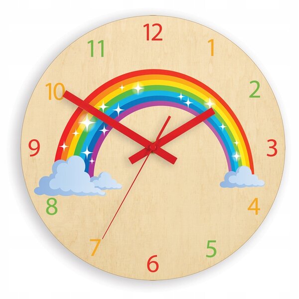 Nástěnné hodiny ModernClock vícebarevné 30 cm