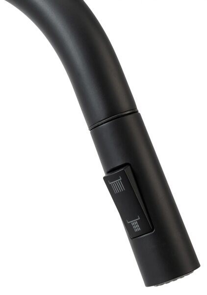 REA-B7564 - Dřez. baterie s vyta. sprš. a filtrací ECO FRESH 37,5 cm matná černá