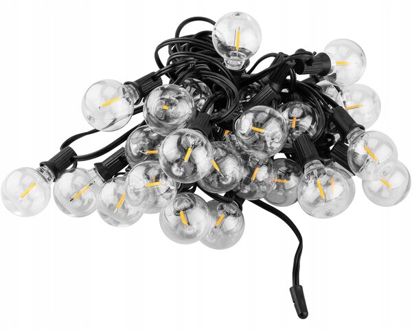 Světelný řetěz Lumiled 1505 cm síťový, solární černý
