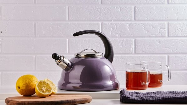 Konvice tradiční ocelová smaltovaná Altom Design 2,5 l fialová