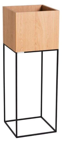Nordic Design Dřevěný květináč Almus III. 35 x 35 cm