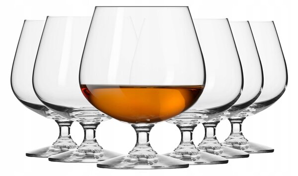 Skleničky na koňak Krosno BALANCE, bezbarvé, 510 ml, 6 ks