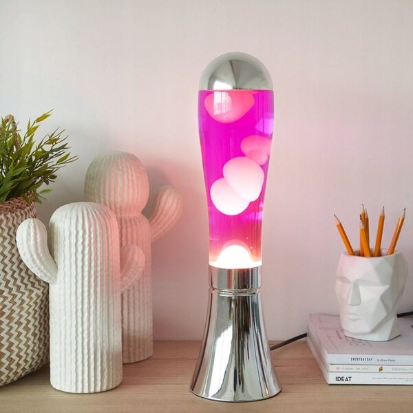 Noční lampa Balvi růžová 45 cm síťová