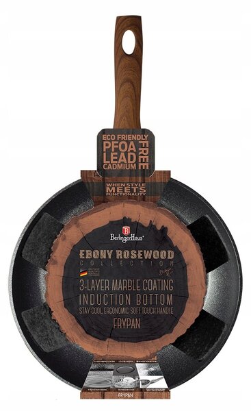 Tradiční pánev Berlinger Haus Ebony Rosewood 24 cm s granitovým povrchem